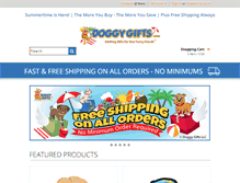 Tablet Screenshot of doggygifts.com